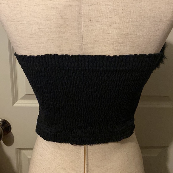 Vintage 90’s faux fur trimmed bustier - Picture 3 of 8